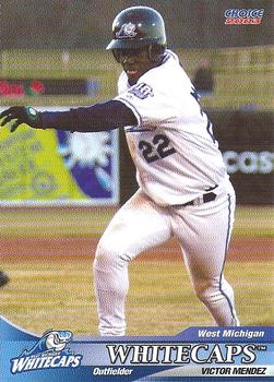 2003 Choice West Michigan Whitecaps #16 Victor Mendez Front