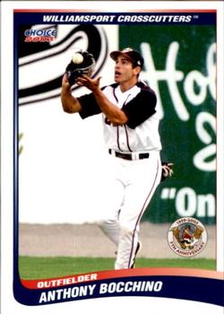 2003 Choice Williamsport Crosscutters #04 Anthony Bocchino Front