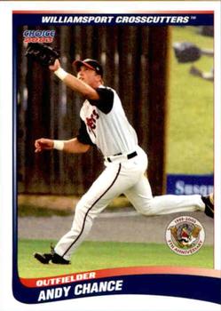 2003 Choice Williamsport Crosscutters #06 Andy Chance Front