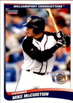 2003 Choice Williamsport Crosscutters #15 Mike McCuistion Front