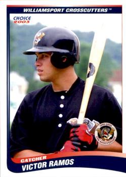 2003 Choice Williamsport Crosscutters #19 Victor Ramos Front