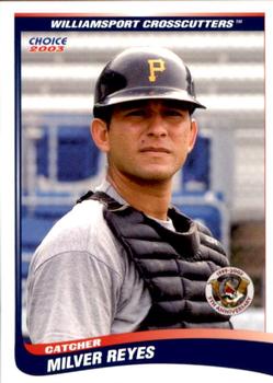 2003 Choice Williamsport Crosscutters #20 Milver Reyes Front