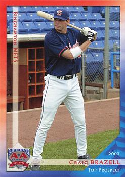 2003 Grandstand Eastern League Top Prospects #NNO Craig Brazell Front