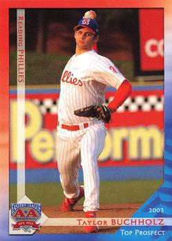 2003 Grandstand Eastern League Top Prospects #NNO Taylor Buchholz Front