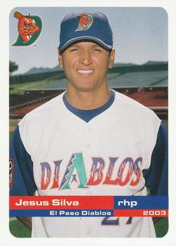 2003 Grandstand El Paso Diablos #NNO Jesus Silva Front