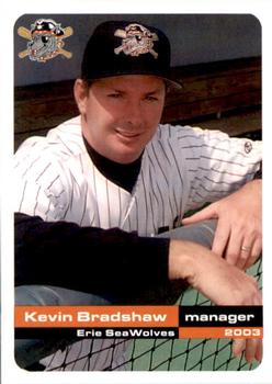 2003 Grandstand Erie SeaWolves #NNO Kevin Bradshaw Front