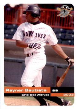 2003 Grandstand Erie SeaWolves #NNO Rayner Bautista Front