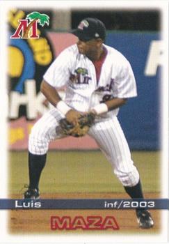 2003 Grandstand Fort Myers Miracle #NNO Luis Maza Front