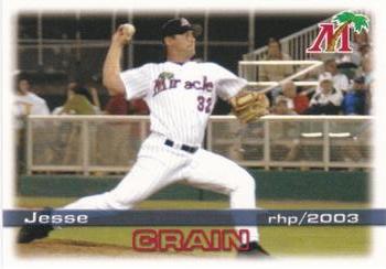 2003 Grandstand Fort Myers Miracle #NNO Jesse Crain Front