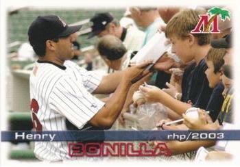 2003 Grandstand Fort Myers Miracle #NNO Henry Bonilla Front
