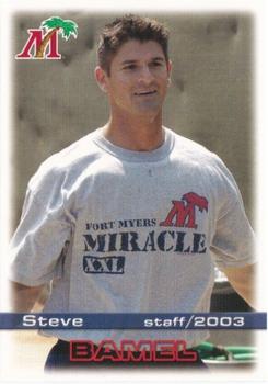 2003 Grandstand Fort Myers Miracle #NNO Steve Bamel Front