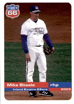 2003 Grandstand Inland Empire 66ers #NNO Mike Steele Front