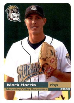 2003 Grandstand Mahoning Valley Scrappers #NNO Mark Harris Front