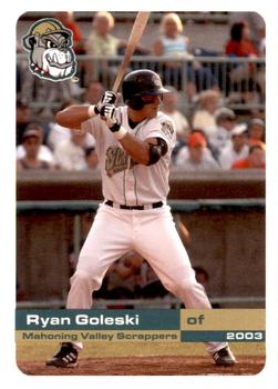 2003 Grandstand Mahoning Valley Scrappers #NNO Ryan Goleski Front