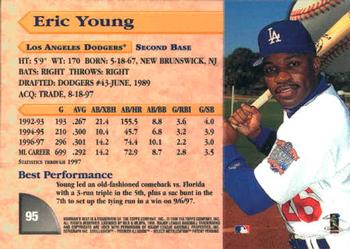 1998 Bowman's Best #95 Eric Young Back