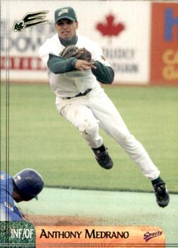 2003 MultiAd Edmonton Trappers #18 Anthony Medrano Front