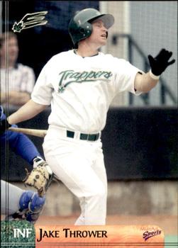 2003 MultiAd Edmonton Trappers #24 Jake Thrower Front