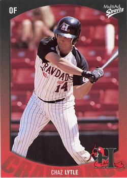 2003 MultiAd Hickory Crawdads #21 Chaz Lytle Front