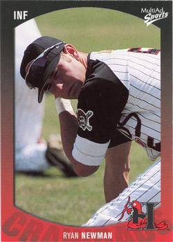 2003 MultiAd Hickory Crawdads #22 Ryan Newman Front