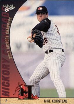 2003 MultiAd Hickory Crawdads Update #23 Mike Keirstead Front