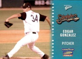 2003 MultiAd Tucson Sidewinders #16 Edgar Gonzalez Front