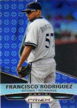 2015 Panini Prizm - Blue Baseball Prizms #67 Francisco Rodriguez Front