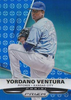 2015 Panini Prizm - Blue Baseball Prizms #12 Yordano Ventura Front