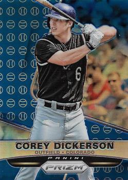 2015 Panini Prizm - Blue Baseball Prizms #49 Corey Dickerson Front