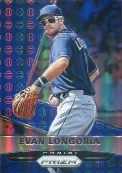 2015 Panini Prizm - Blue Baseball Prizms #64 Evan Longoria Front