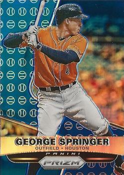 2015 Panini Prizm - Blue Baseball Prizms #69 George Springer Front