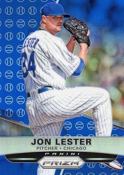 2015 Panini Prizm - Blue Baseball Prizms #89 Jon Lester Front