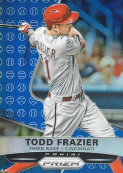 2015 Panini Prizm - Blue Baseball Prizms #142 Todd Frazier Front