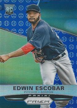 2015 Panini Prizm - Blue Baseball Prizms #189 Edwin Escobar Front