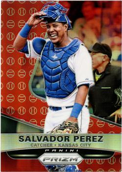 2015 Panini Prizm - Red Baseball Prizms #13 Salvador Perez Front