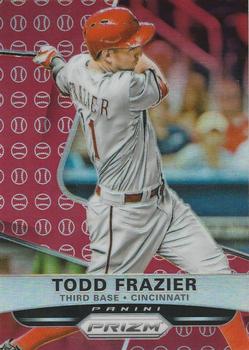 2015 Panini Prizm - Red Baseball Prizms #142 Todd Frazier Front