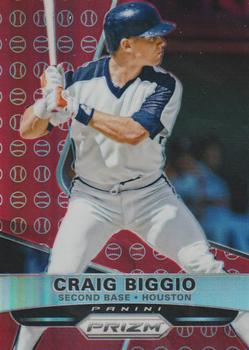 2015 Panini Prizm - Red Baseball Prizms #158 Craig Biggio Front