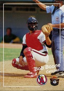 1988 California Angels Smokey #9 Bob Boone Front