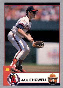 1990 California Angels Smokey #8 Jack Howell Front