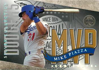 1994 Leaf - MVP Contender Silver Collection National League #NNO Mike Piazza Front