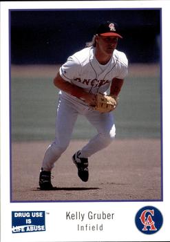 1993 California Angels Police #5 Kelly Gruber Front