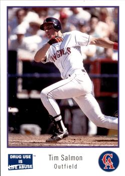 1993 California Angels Police #20 Tim Salmon Front