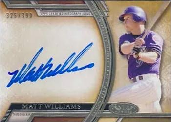 2015 Topps Tier One - Acclaimed Autographs #AA-MWS Matt Williams Front