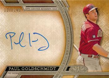 2015 Topps Tier One - Acclaimed Autographs #AA-PG Paul Goldschmidt Front