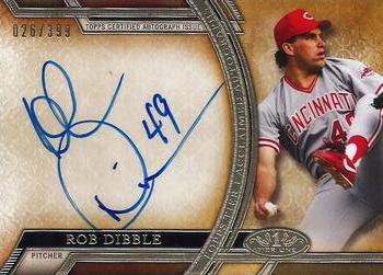 2015 Topps Tier One - Acclaimed Autographs #AA-RD Rob Dibble Front