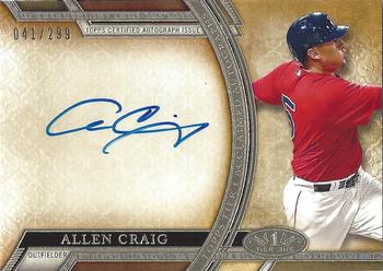 2015 Topps Tier One - Acclaimed Autographs #AA-AC Allen Craig Front