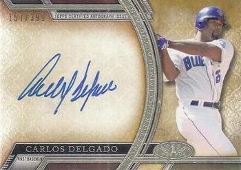 2015 Topps Tier One - Acclaimed Autographs #AA-CD Carlos Delgado Front