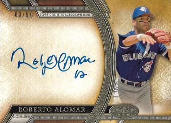2015 Topps Tier One - Acclaimed Autographs #AA-RA Roberto Alomar Front