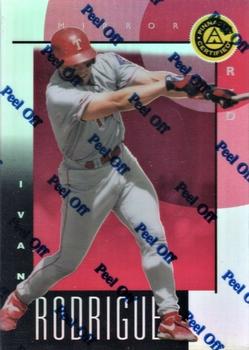 1998 Pinnacle Certified Test Issue - Mirror Red Test Issue #16 Ivan Rodriguez Front