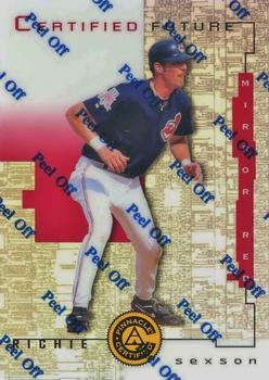 1998 Pinnacle Certified Test Issue - Mirror Red Test Issue #124 Richie Sexson Front
