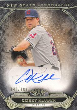 2015 Topps Tier One - New Guard Autographs #NGA-CK Corey Kluber Front